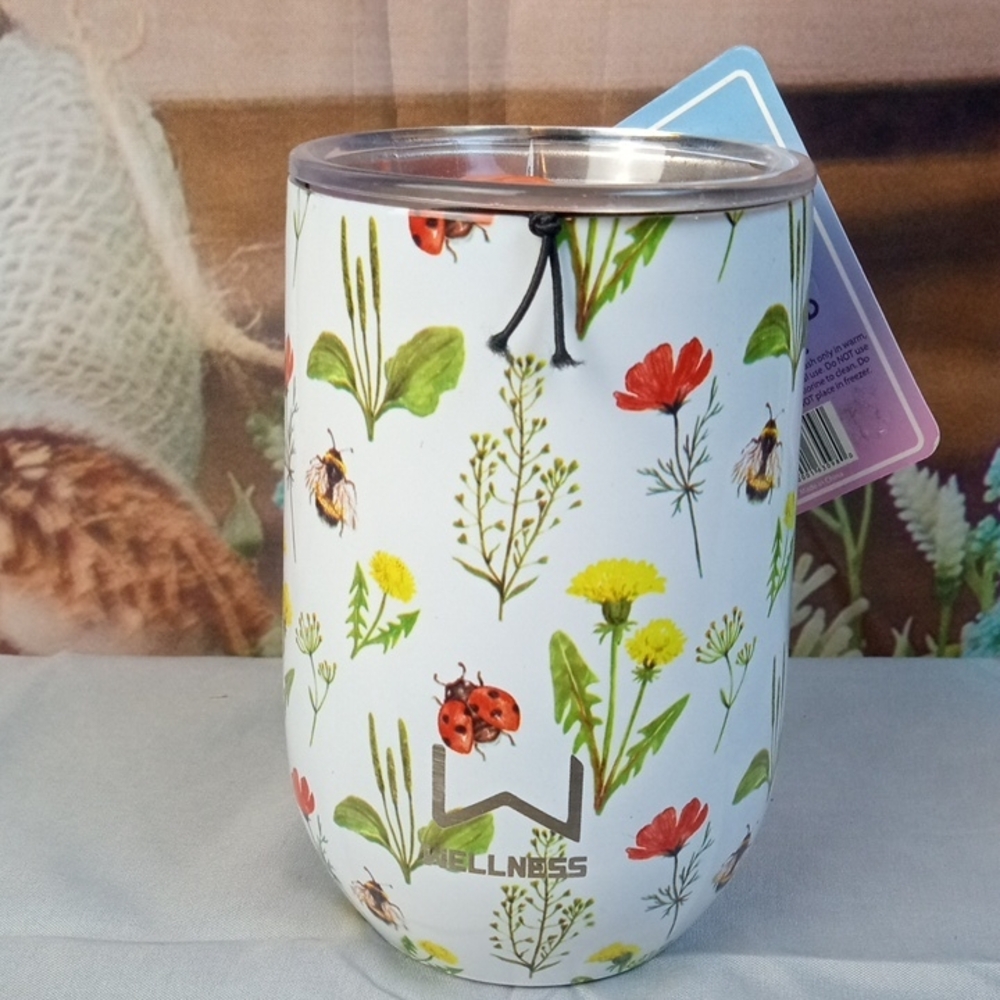 🌼 Wellness Spring Floral Insulated Tumbler